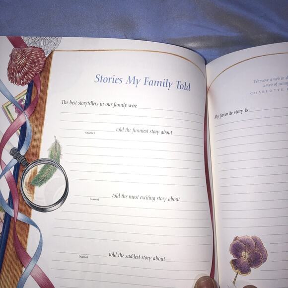 Grandmothers Gift A Memory Book for My Grandchild Family History Journal - Picture 8 of 16